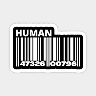 Human Barcode Magnet