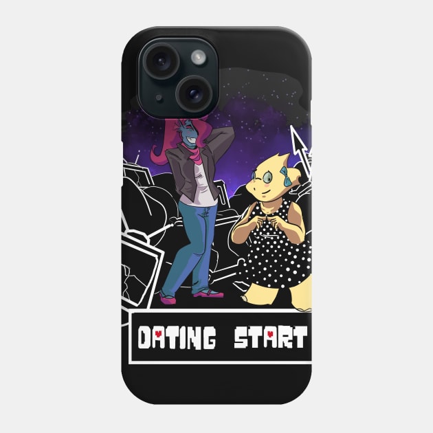 dating start Phone Case by inkpocket