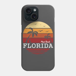 Funny and Best T Shirt Florida sunshine for summer Miami beach excellent gift for Dad, Brother, uncle Phone Case