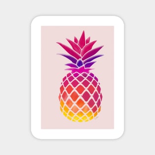 Watercolor Ananas Magnet