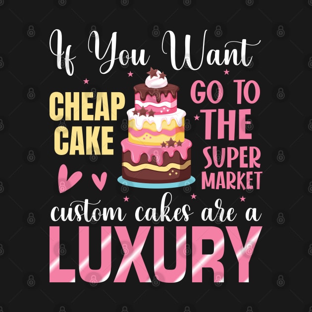 Custom cakes are a luxury - a cake decorator design by FoxyDesigns95