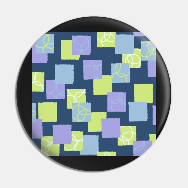 Abstract sticky notes in honeydew melon green, navy blue, lavender sky blue mod squares Pin by FrancesPoff