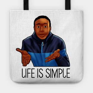 khaby lame life is simple Tote