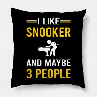 3 People Snooker Pillow