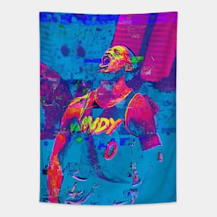 Tyrese Haliburton Infrared Tapestry