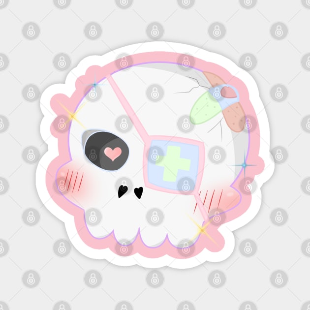 Yami Kawaii Skull Magnet by Chibisama