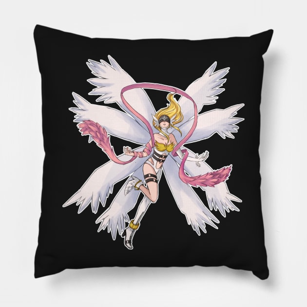 Angewomon Pillow by hallstheien