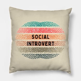 Social introvert Pillow