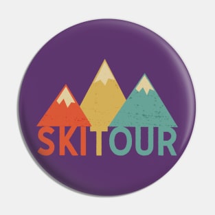 Skitour Vintage Pin