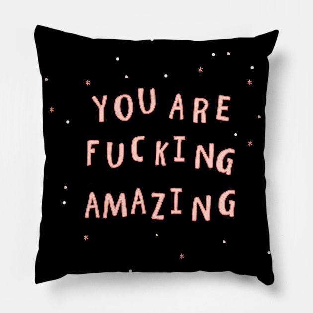 Amazing Pillow by HandsomeGirlDesigns