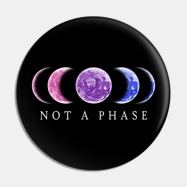 Not A Phase Bisexual Pride LGBT Pin by PrideMarks