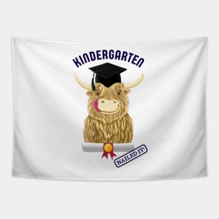 Scottish Highland Cow Kindergarten Nailed It! Tapestry