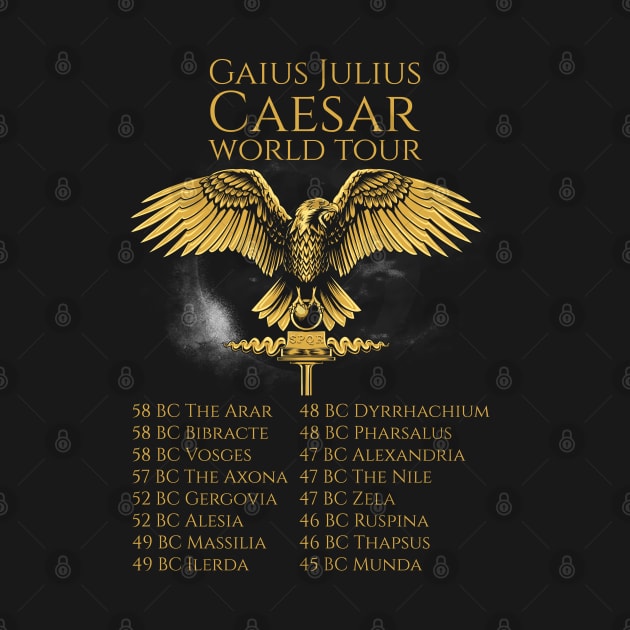 Julius Caesar World Tour - SPQR Ancient Roman Legion Eagle by Styr Designs