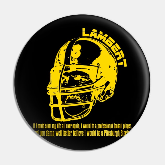 Jack Lambert-all gold Pin by MarcusCreative