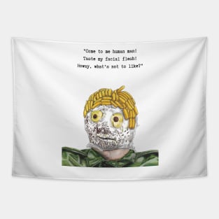 Bob Mortimer, Taskmaster, "Come to me human man!" Tapestry