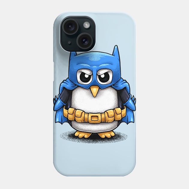 Penguin Superhero 3 Phone Case by RUA