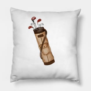 Golf Clubs Pillow