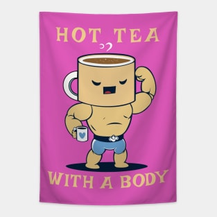 Hot Tea With A Body Tapestry