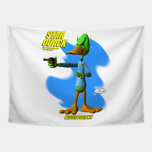 Star Quack's Mr. Squawk Tapestry by Big Hit Comics
