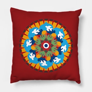 Cactus Mandala Pillow