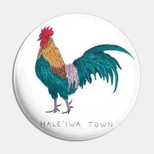 Haleiwa Town Chicken Pin