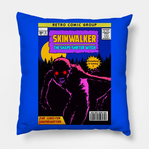 Skinwalker comic Pillow by theanomalius_merch