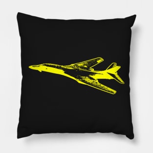 Rockwell B-1 Lancer - Yellow Design Pillow