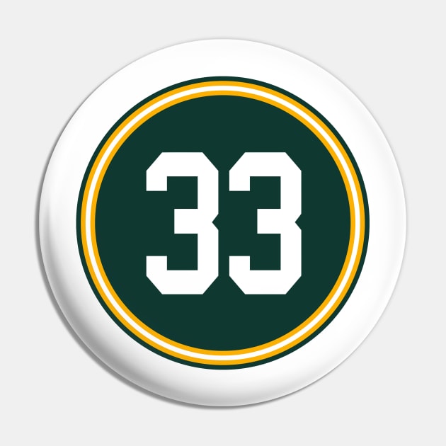 Aaron Jones Number 33 Jersey Green Bay Packers Inspired Pin by naesha stores
