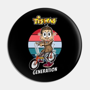 Tiswas Generation Funny Pin