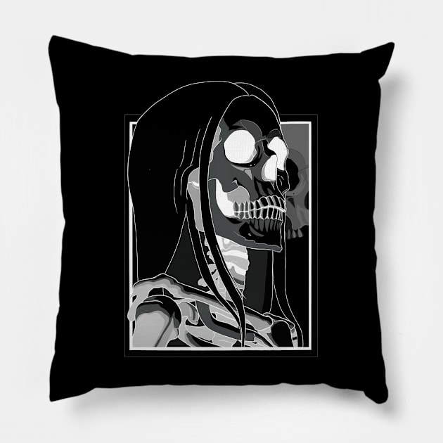 Devilish (negative version) Pillow by Nogh.art