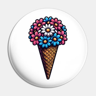 Ice cream flowers Pin