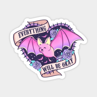 Womens Halloween everything will be ok Magnet