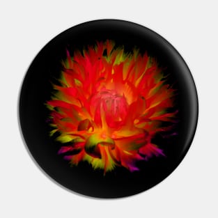 Fire flower Pin