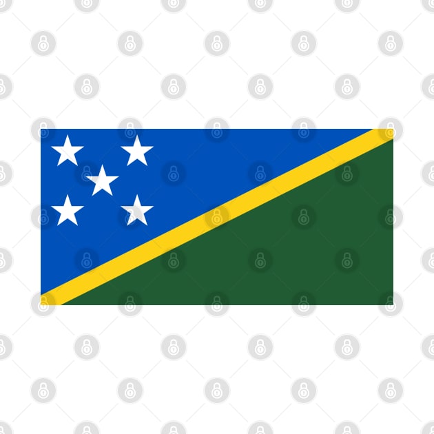 Flag of Solomon Islands by COUNTRY FLAGS