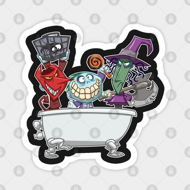 Trick or Treat! Magnet by NSaabye