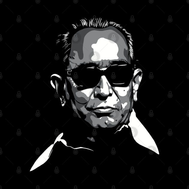 Akira Kurosawa greyscale by @johnnehill