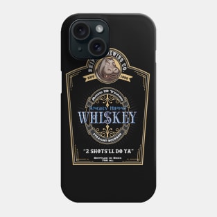 Angry Hippo Whiskey Phone Case