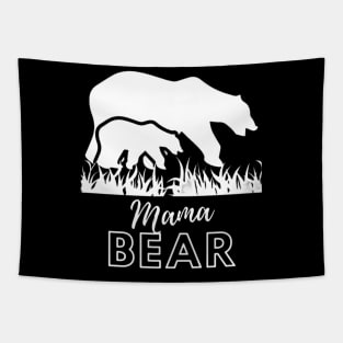 Mama Bear and Cub Mom Love Tapestry