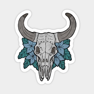 Cow Skull Pocket Patch Magnet