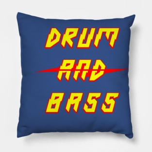 DRUM AND BASS MUSIC Pillow