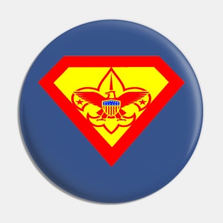 Big Blue Boy Scout Pin