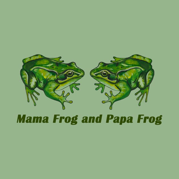 Papa Frog ana Mama Frog by deadblackpony