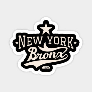 New York Bronx - New York Bronx Schriftzug - Bronx Logo Magnet