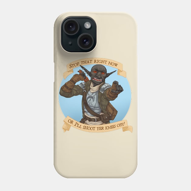 Grizzop - Quote Phone Case by Rusty Quill