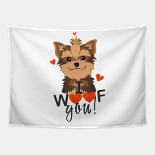 Yorkie love! Tapestry