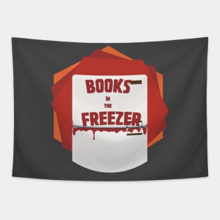 Books in the Freezer Logo Tapestry