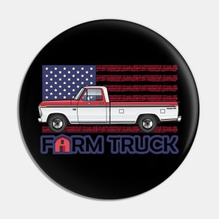 USA Farm Truck Pin