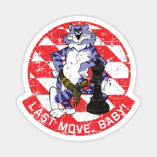 Grumman F-14 Tomcat - Last Move, Baby! - Grunge Style Magnet