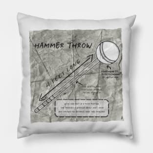 Hammer Toss Instructions Pillow