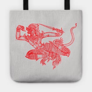 Hanuman Illustration Tote